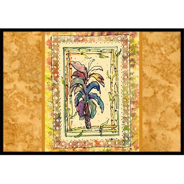 Carolines Treasures Carolines Treasures 8615JMAT Palm Tree Indoor Or Outdoor Doormat; 24 x 36 in. 8615JMAT - main
